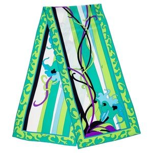 Pucci Long Twilly Silk Scarf